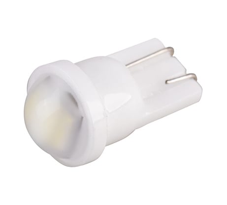 Автолампа SKYWAY диод T10 (W5W) 12-24V 3 SMD диодов без цоколя 1-конт керамика Белая Салон, габариты S08202084