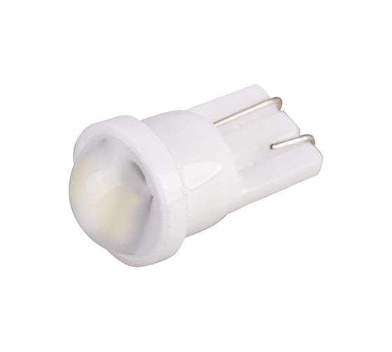 Автолампа SKYWAY диод T10 (W5W) 12-24V 3 SMD диодов без цоколя 1-конт керамика Белая Салон, габариты S08202084