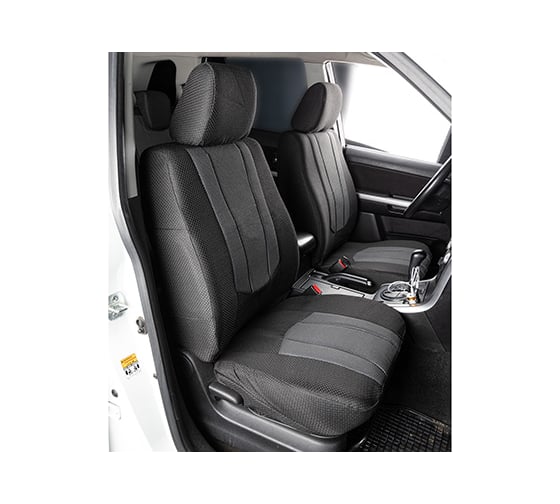 Чехлы сиденья SKYWAY SUZUKI Grand Vitara 2005-2016 Жаккард 14 предметов NEXT Черный/Серый левый руль S01306027