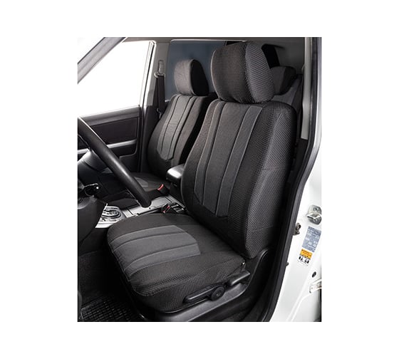 Чехлы сиденья SKYWAY SUZUKI Grand Vitara 2005-2016 Жаккард 14 предметов NEXT Черный/Серый левый руль S01306027
