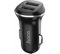 Автомобильное зарядное устройство Hoco Z1, 2xUSB, черный 6957531035909