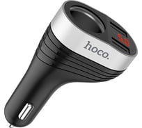 Автомобильное зарядное устройство Hoco Z29, порт прикуривателя, 2xUSB, черный 6957531092186
