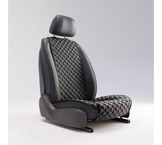 Автомобильная накидка из алькантары DuffCar Черный 33-2471-37