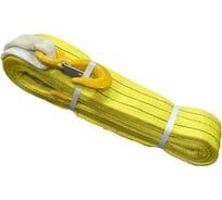 Буксировочный текстильный строп Сталь-91 90мм 21т, 4м, 2слоя, крюк-крюк 4687203017644