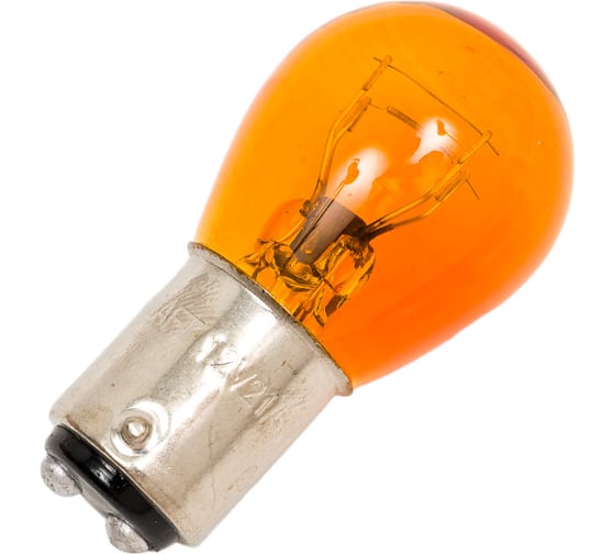 Лампа накаливания KRAFT P21/5W 12v21/5w BAY15d yellow упаковка 10 шт. KT 700041