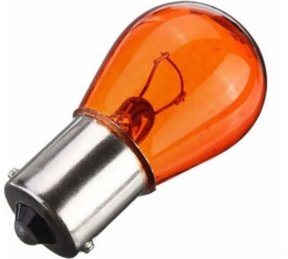 Лампа накаливания KRAFT PY21W 12v21w BAU15s yellow упаковка 10 шт. KT 700044