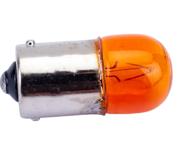 Лампа накаливания KRAFT RY5W 24v5w BA15s yellow упаковка 10 шт. KT 700051