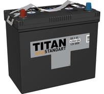 Аккумулятор TITAN ASIA STANDART, 50.1 VL B00 (П.П.) 430А, 236x128x221 4607008887570