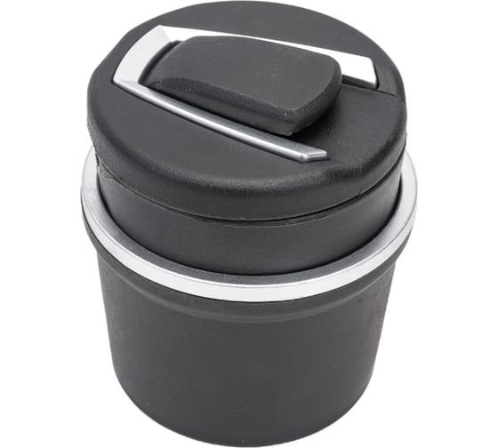 Пепельница чёрная со светодиодной подсветкой Nova Bright 2в1 47577 1