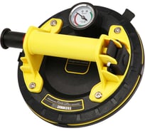 Присоска TECHNICOM с ручной помпой и манометром, нагрузка 160кг, чаша 200мм TC-F160