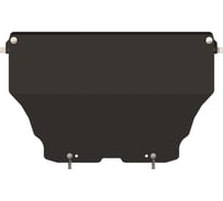 Защита картера SHERIFF для AUDI A 4 2007-2011 1.8 TFSI / 1.8 TFSI quattro / 2.0 TFSI / 2.0 TFSI quattro, гнутая, сталь 2.0 мм, с крепежом 1483