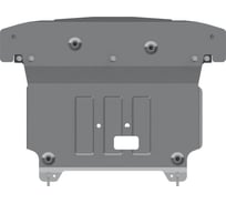 Защита картера и КПП SHERIFF для HYUNDAI Santa Fe 2012-2018 2.2D АТ/ 2.2D МТ/ 2.4 АТ/ 2.4 МТ, универсальнай штамповка, AL 4 мм, с крепежом 2555