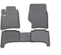 Автомобильные полиуретановые коврики в салон HYUNDAI Accent 2000-2005, 4 шт., серые ELEMENT NLC.20.06.211k