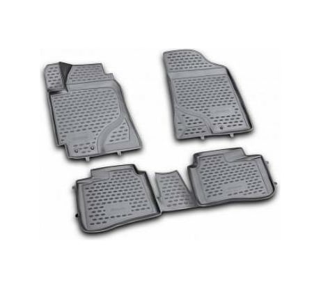 Автомобильные полиуретановые коврики в салон VW Polo 3D, 2010, 4 шт. ELEMENT NLC.3D.51.30.210k