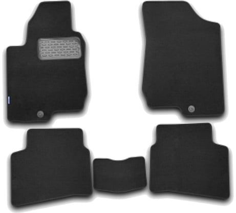 Автомобильные текстильные коврики в салон KIA Ceed SW II АКПП 2010, ун., 5 шт., бежевые Klever NLT.25.44.12.112kh