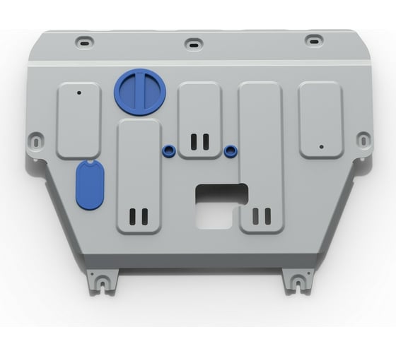 Защита картера и КПП Rival для JAC JS4 2022-/Москвич 3 2022-, алюминий 3 мм, штампованная 333.9206.1 1