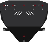 Защита картера и КПП SHERIFF для PEUGEOT 406 1995-2004 1.6 — 3.0/ 1.9D/ 2.0D/ 2.2D, гнутая, сталь 2.0 мм, с крепежом 0217