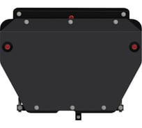 Защита картера и КПП SHERIFF для TOYOTA Estima 2000-2005 2.0/ 2.4/ TOYOTA Previa 2000-2006 2.0/ 2.4, гнутая, сталь 2.0 мм, с крепежом 0428