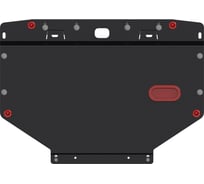 Защита картера и КПП SHERIFF для VOLKSWAGEN Passat B5 1996-2005 2.8, гнутая, сталь 2.0 мм, с крепежом 0353