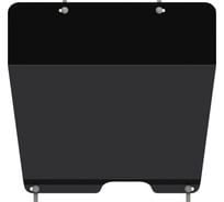 Защита картера и КПП SHERIFF для RENAULT Kangoo 2003-2005 1.5 D/ 1.9 D, гнутая, сталь 2.0 мм, с крепежом 0491