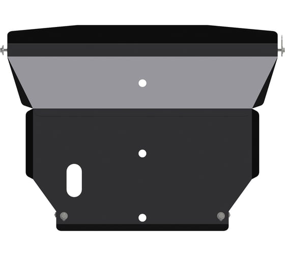 Защита картера и КПП SHERIFF для NISSAN Sunny 1994-1999 1.6/ 2.0D, гнутая, сталь 2.0 мм, с крепежом 0622 1