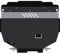 Защита картера и КПП SHERIFF для NISSAN Altima 2001-2006 2.5/3.5/ NISSAN Quest 2003-2009 3.5, гнутая, сталь 2.0 мм, с крепежом 0558