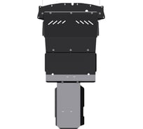 Защита картера и КПП SHERIFF для INFINITI FX 45 2003-2008 4.5, гнутая, сталь 2.0 мм, с крепежом 0651