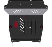Защита картера и КПП SHERIFF для FIAT Sedici 2005-2014 1.5/ 1.6/ 1.6 4WD/ SUZUKI SX 4 2006-2013 1.5/ 1.6-кроме 1.9D / except 1.9D, универсальнай штамповка, сталь 2, 0931