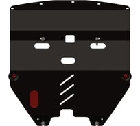 Защита картера и КПП SHERIFF для NISSAN Teana 2003-2008 2.0/ 3.5, гнутая, сталь 2.0 мм, с крепежом 0976