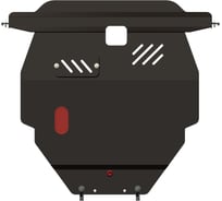 Защита картера и КПП SHERIFF для PONTIAC Vibe 2002-2008 1.8/ TOYOTA Coro/a Verso 2001-2008 1.6/ 1.8, гнутая, сталь 2.0 мм, с крепежом 0743