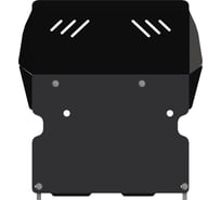 Защита картера и КПП SHERIFF для VOLKSWAGEN Pointer (Gol) 2004-2008 1.8, гнутая, сталь 2.0 мм, с крепежом 0912