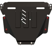 Защита картера и КПП SHERIFF для HONDA CR-V 2007-2012 2.0/ 2.4/ 2.2D, универсальнай штамповка, сталь 2.5 мм, с крепежом 1082
