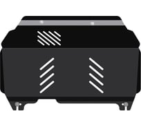 Защита картера и КПП SHERIFF для HYUNDAI Tucson 2006-2010 2/ KIA Sportage 2004-2010 2.0/ 2.0d/ 2.7, гнутая, сталь 2.0 мм, с крепежом 0935