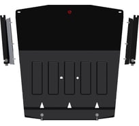 Защита картера и КПП SHERIFF для OPEL Movano 1998-2001 2.8 TDI/ RENAULT Master 1998-2003 1.9D/ 2.2D/ 2.5D/ 2.8D, гнутая, сталь 2.0 мм, с крепежом арт 0709