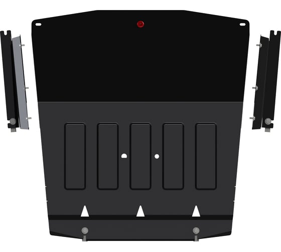 Защита картера и КПП SHERIFF для OPEL Movano 1998-2001 2.8 TDI/ RENAULT Master 1998-2003 1.9D/ 2.2D/ 2.5D/ 2.8D, гнутая, сталь 2.0 мм, с крепежом арт 0709 1