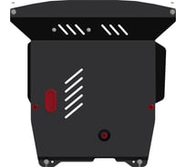 Защита картера и КПП SHERIFF для HYUNDAI Getz 2002-2011 1.1/ 1.3/ 1.4/ 1.6/ 1.5CRDI, гнутая, сталь 2.0 мм, с крепежом 0930