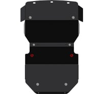 Защита картера и КПП SHERIFF для MITSUBISHI Space Gear 1995-2007 2.0/ 2.4/ 2.5 TD, гнутая, сталь 2.0 мм, с крепежом 0749