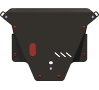 Защита картера и КПП SHERIFF для HONDA Element 2003-2011 2.4, гнутая, сталь 2.0 мм, с крепежом 0993