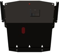 Защита картера и КПП SHERIFF для RENAULT Master 2003-2010 2.5, гнутая, сталь 2.0 мм, с крепежом 0875