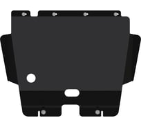 Защита картера и КПП SHERIFF для PEUGEOT 206 седан 2006-2012 1.4/ 1.6, гнутая, сталь 2.0 мм, с крепежом 1098