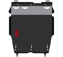 Защита картера и КПП SHERIFF для BRI/IANCE Bri/iance M2 2006-2010 1.8, гнутая, сталь 2.0 мм, с крепежом 1326