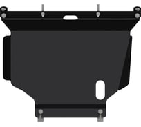 Защита картера и КПП SHERIFF для HONDA S-MX 1996-2002 2/ HONDA Stepwgn 2005-2009 2, гнутая, сталь 2.0 мм, с крепежом 1226