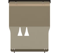 Защита картера и КПП SHERIFF для AUDI A 8 2002-2010 3.2/ 4.2/ 4.2d, гнутая, AL 5 мм, с крепежом 1008