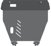 Защита картера и КПП SHERIFF для HONDA Ridgeline 2006-2008 3.5, гнутая, AL 5 мм, с крепежом 1354