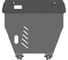 Защита картера и КПП SHERIFF для HONDA Ridgeline 2006-2008 3.5, гнутая, AL 5 мм, с крепежом 1354 1