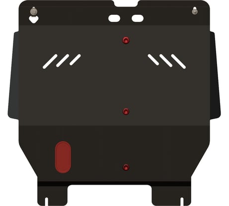 Защита картера и КПП SHERIFF для CHEVROLET Epica 2006-2012 2.0/ 2.5, гнутая, сталь 2.0 мм, с крепежом 1790