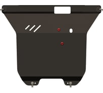 Защита картера и КПП SHERIFF для FORD Escape 2004-2007 2.3/ 3.0/ FORD Maverick 2004-2007 2.0/ 2.3/ 3.0, гнутая, сталь 2.0 мм, с крепежом 1269