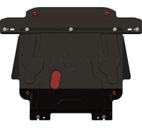 Защита картера и КПП SHERIFF для FORD Fiesta 2001-2008 1.4/ 1.6 ,штампованная, сталь 2.0 мм, с крепежом 1301