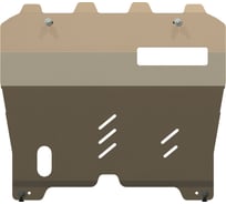 Защита картера и КПП SHERIFF для NISSAN Murano 2008-2010 3.5, гнутая, AL 5 мм, с крепежом 1596