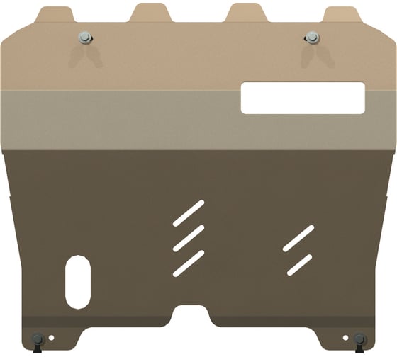 Защита картера и КПП SHERIFF для NISSAN Murano 2008-2010 3.5, гнутая, AL 5 мм, с крепежом 1596